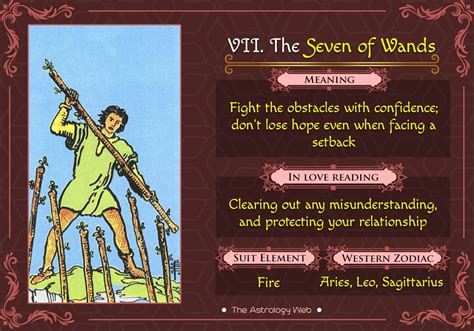 7 of wands dating